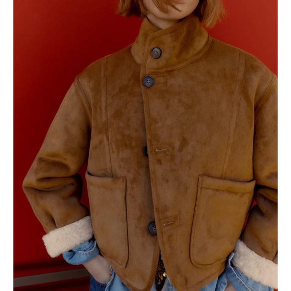 Zara Reversible Double-Face Jacket. - Picture 3 of 4